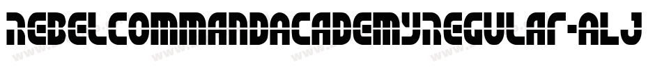 RebelCommandAcademyRegular-ALJwL字体转换