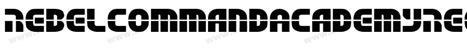 RebelCommandAcademyRegular-ALJwL字体转换