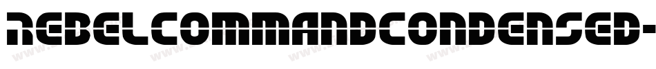 RebelCommandCondensed-VGWqz字体转换