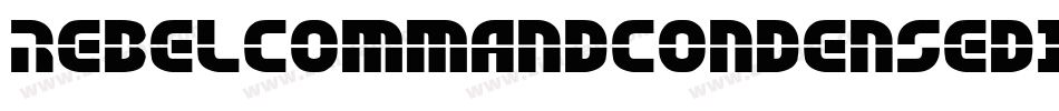 RebelCommandCondensedItalic-JRWaa字体转换
