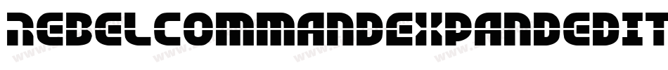 RebelCommandExpandedItalic-jERVR字体转换
