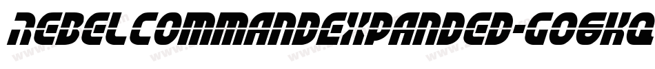 RebelCommandExpanded-GO6Kq字体转换