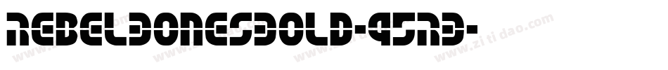 RebelBonesBold-95RB字体转换
