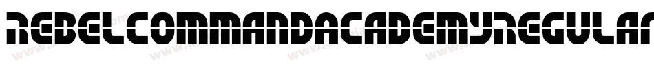 RebelCommandAcademyRegular-ALJwL字体转换