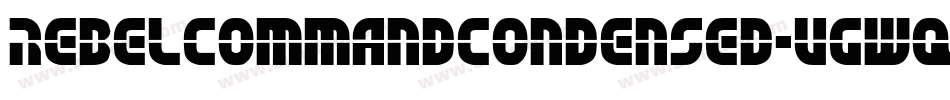 RebelCommandCondensed-VGWqz字体转换