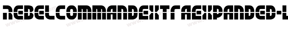 RebelCommandExtraExpanded-L3J8D字体转换