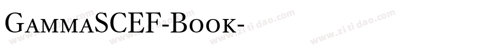 GammaSCEF-Book字体转换