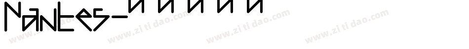 Nantes字体转换
