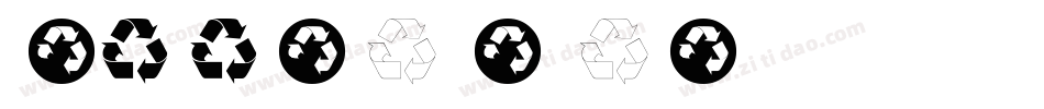 Recycle-Alternate字体转换