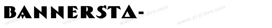BannerStd字体转换