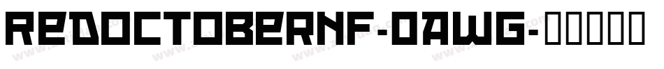 RedOctoberNf-0awG字体转换
