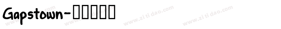 Gapstown字体转换