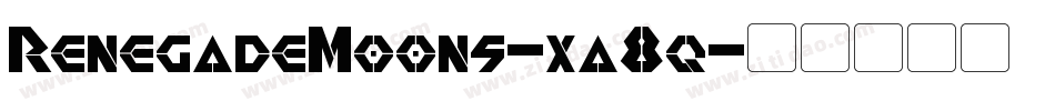 RenegadeMoons-xa8q字体转换