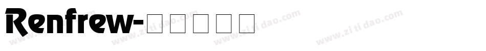 Renfrew字体转换