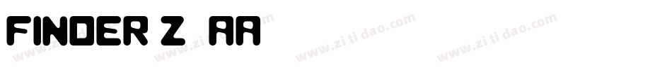 Finder-z89aa字体转换
