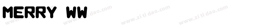 Merry-0WW89字体转换
