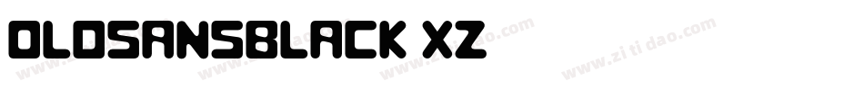 Oldsansblack-XZ89字体转换
