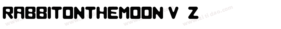Rabbitonthemoon-V89Z字体转换