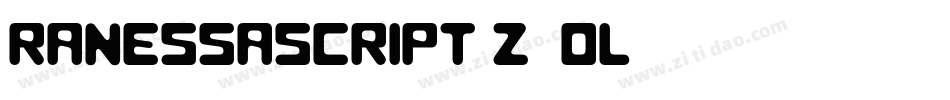 RanessaScript-z89ol字体转换
