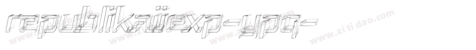RepublikaIiExp-ypq字体转换
