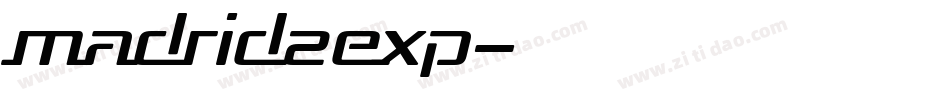 Madrid2Exp字体转换