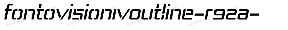 FontovisionIvOutline-R92A字体转换