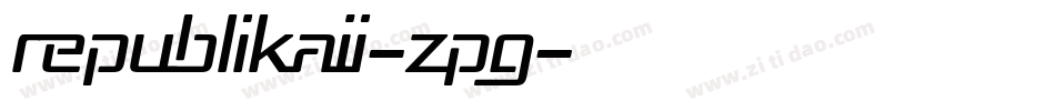 RepublikaIi-zpG字体转换