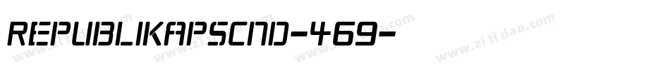 RepublikapsCnd-469字体转换