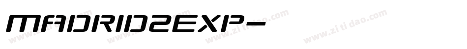 Madrid2Exp字体转换