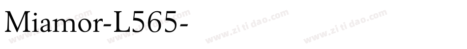 Miamor-L565字体转换