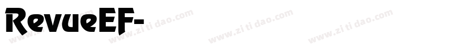 RevueEF字体转换