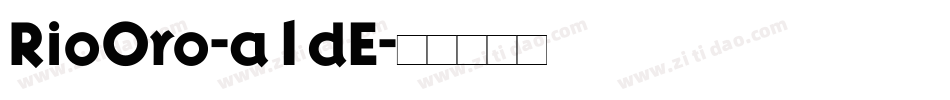 RioOro-a1dE字体转换