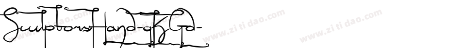 SculptorsHand-qKGd字体转换