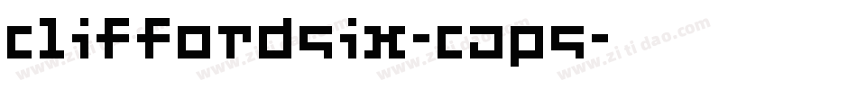 CliffordSix-Caps字体转换