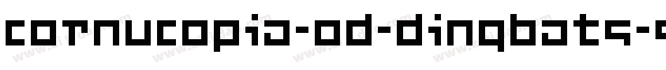 Cornucopia-od-Dingbats-Six字体转换
