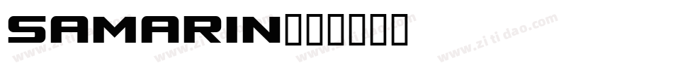 samarin字体转换