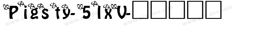 Pigsty-5lxV字体转换