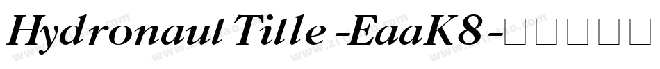 HydronautTitle-EaaK8字体转换