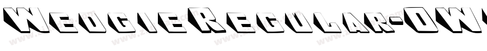 WedgieRegular-0WP4字体转换
