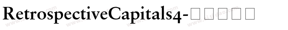RetrospectiveCapitals4字体转换