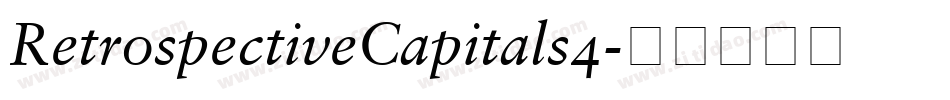 RetrospectiveCapitals4字体转换