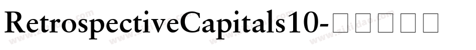 RetrospectiveCapitals10字体转换