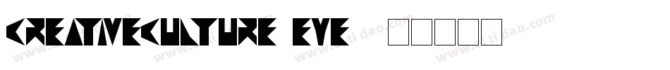 CreativeCulture-EYE8字体转换