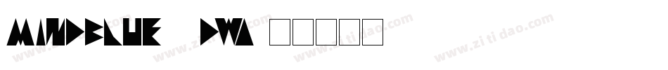 Mindblue-8dwA字体转换