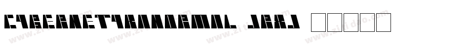 CybernetykaNormal-jrxj字体转换