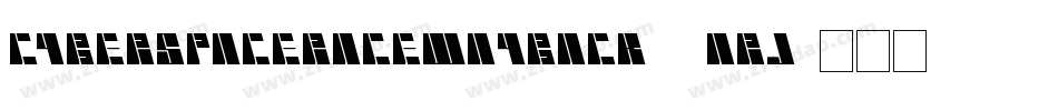 CyberspaceRacewayBack-9arj字体转换