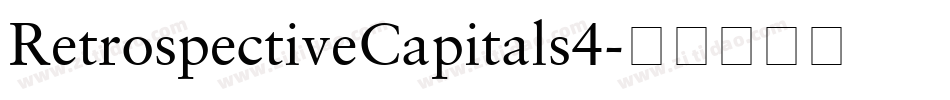 RetrospectiveCapitals4字体转换