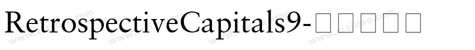 RetrospectiveCapitals9字体转换