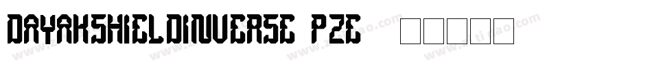 DayakShieldInverse-PzE2字体转换
