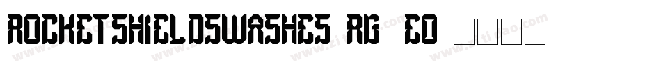 RocketShieldSwashes-rg2eO字体转换